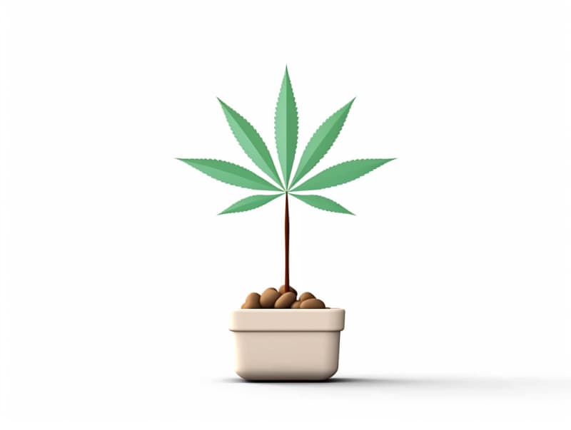 Eine minimalistische, geometrische Darstellung eines wachsenden Cannabispflanzensprösslings. Es steht für das Gründen eines neuen Aufstrebenden Clubs in Freiburg im Breisgau.